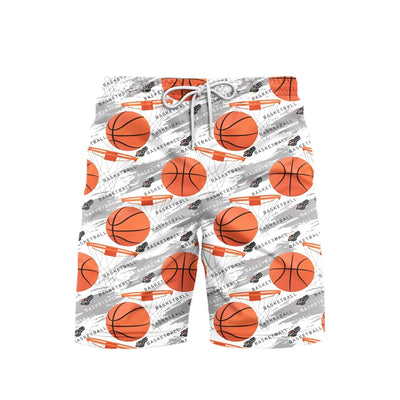 Basketball Lover Beach Shorts For Men