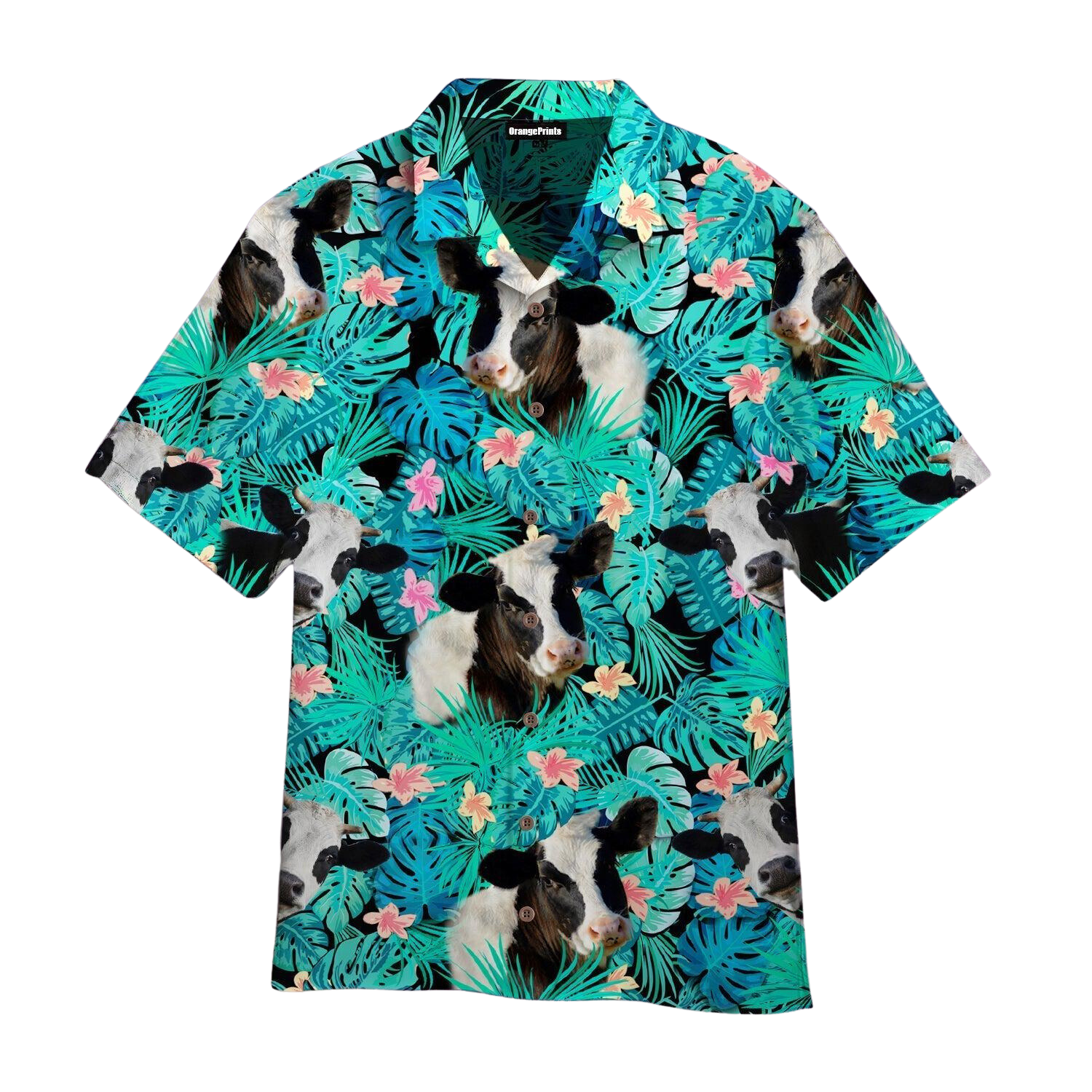Cow Tropical Hawaiian Shirt For Men & Women