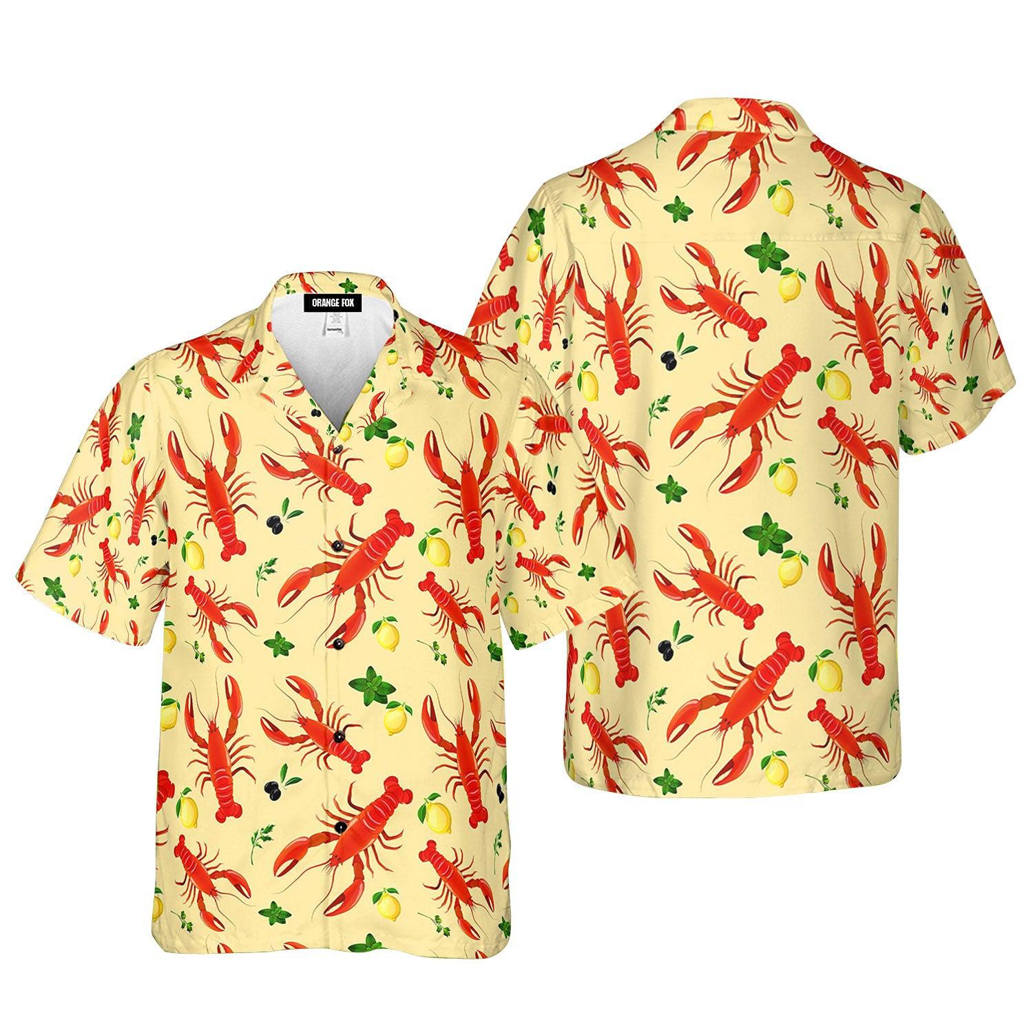 Crawfish Crew Lemon Hawaiian Shirt For Men & Women