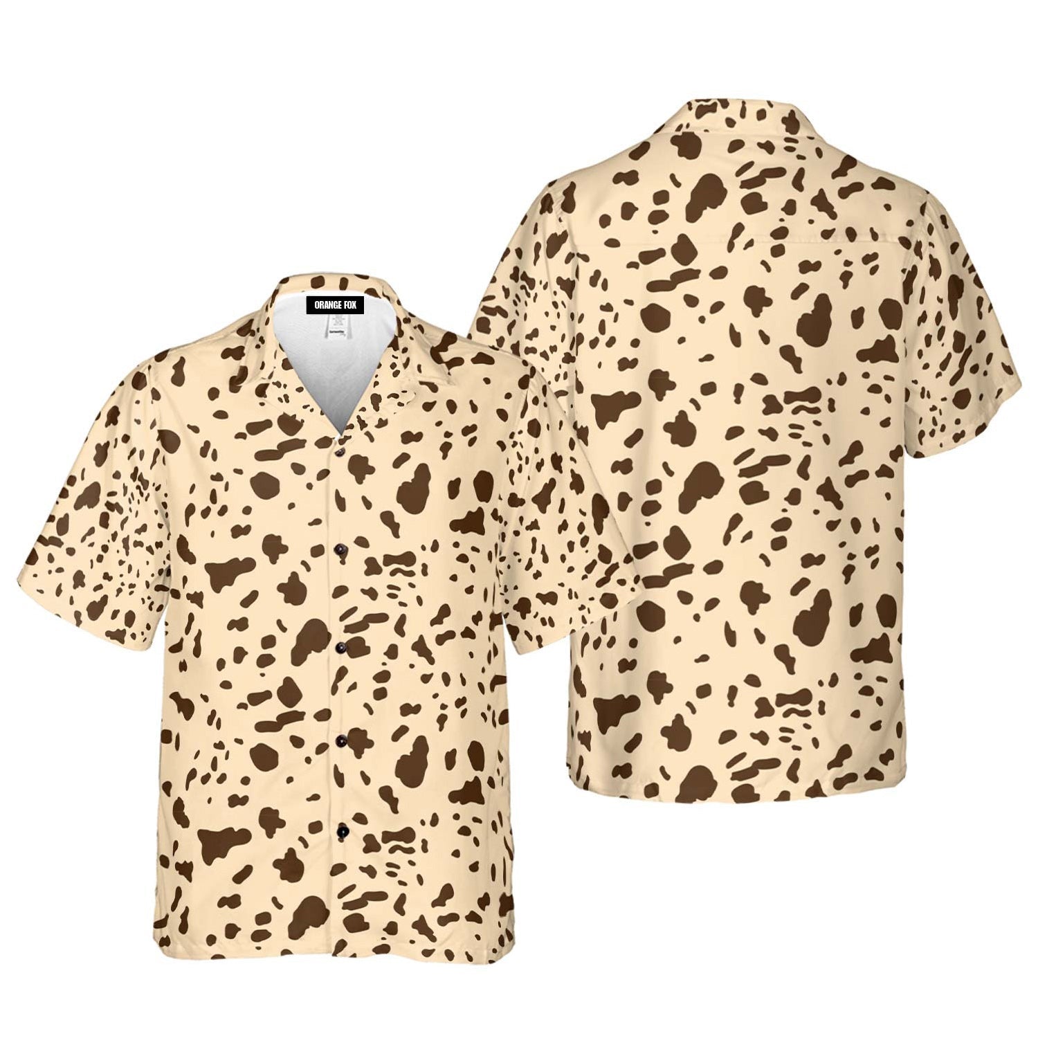 Dalmatian Dog Pattern Aloha Hawaiian Shirt For Men & Women