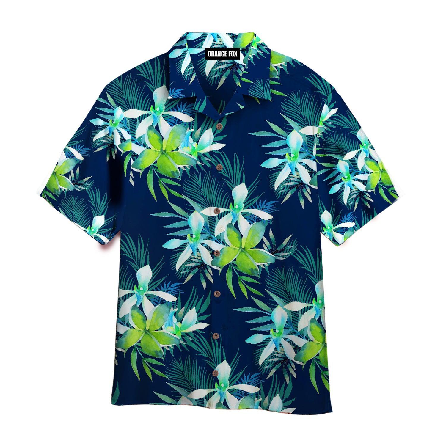 Floral Tropical Hawaiian Shirt For Men & Women