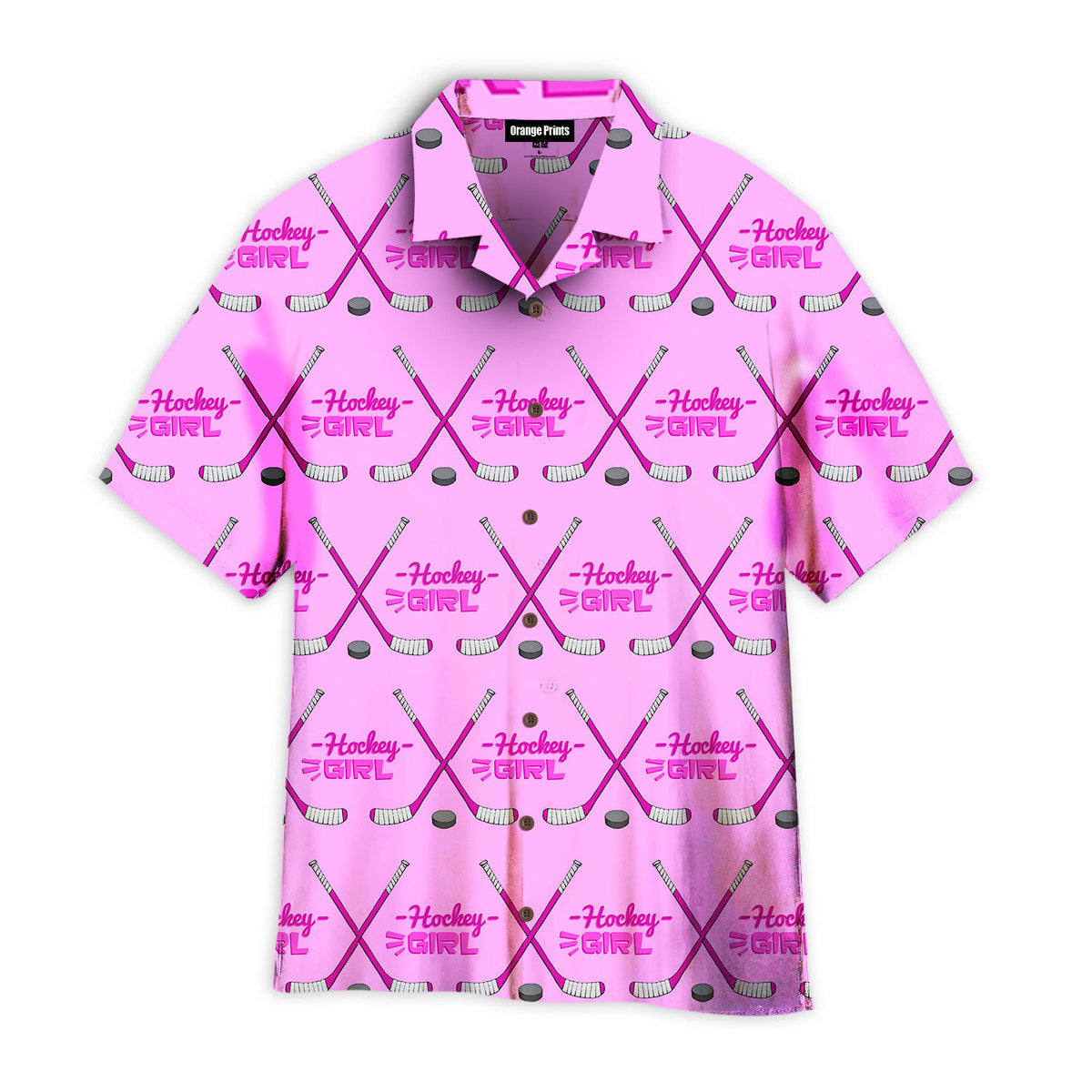 Hockey Girl Hawaiian Shirt For Men & Women