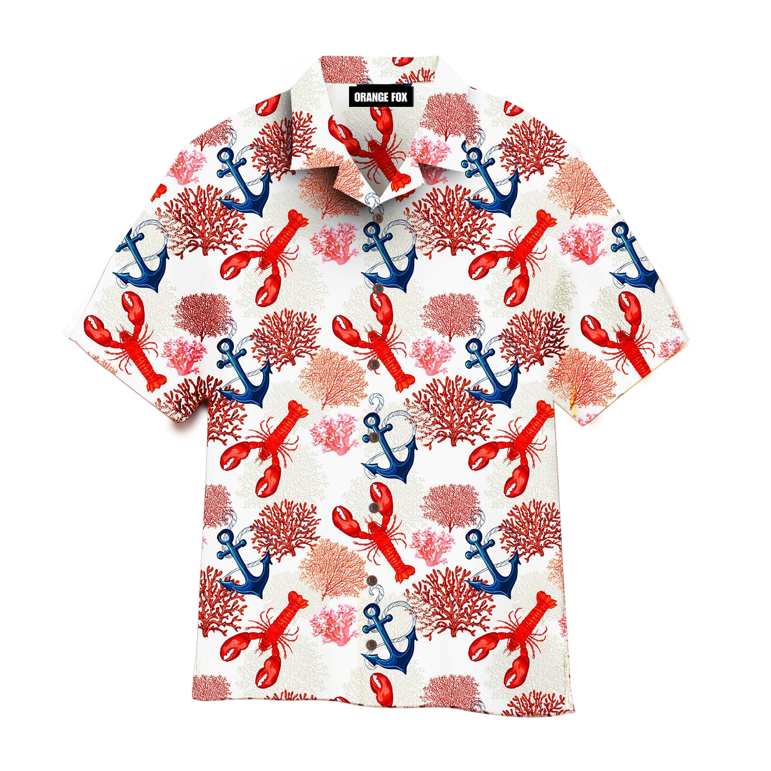 Lobster Tropical Aloha Hawaiian Shirt For Men & Women