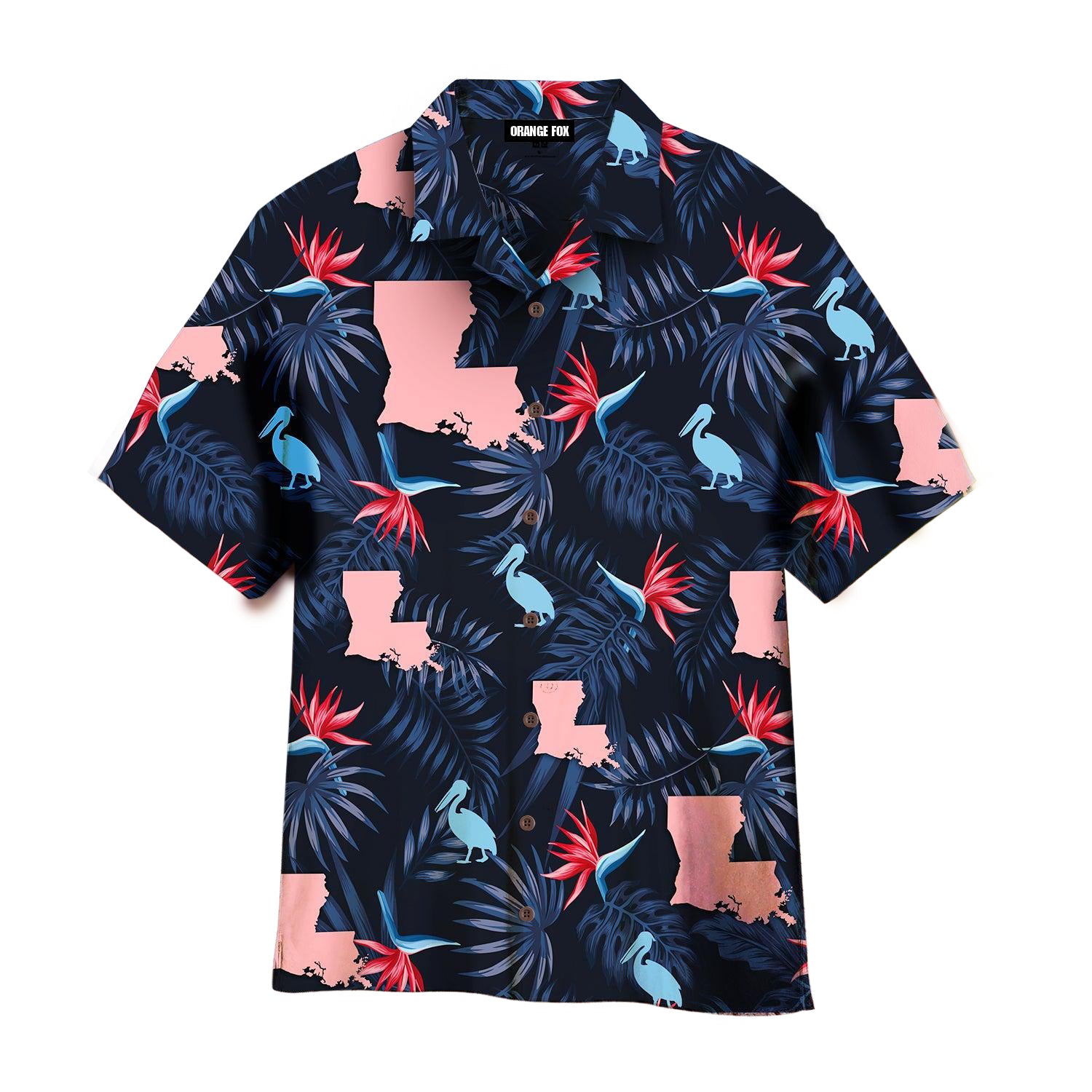 Louisiana Vintage Tropical Hawaiian Shirt For Men & Women