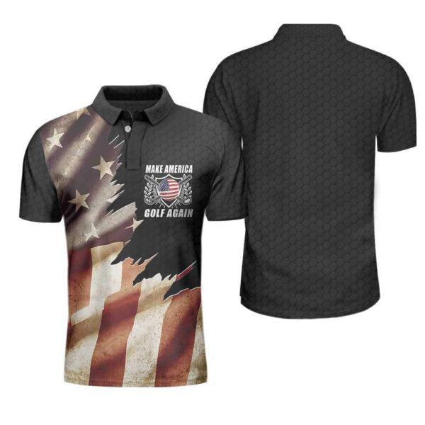Make America Golf Again Polo Shirt For Men