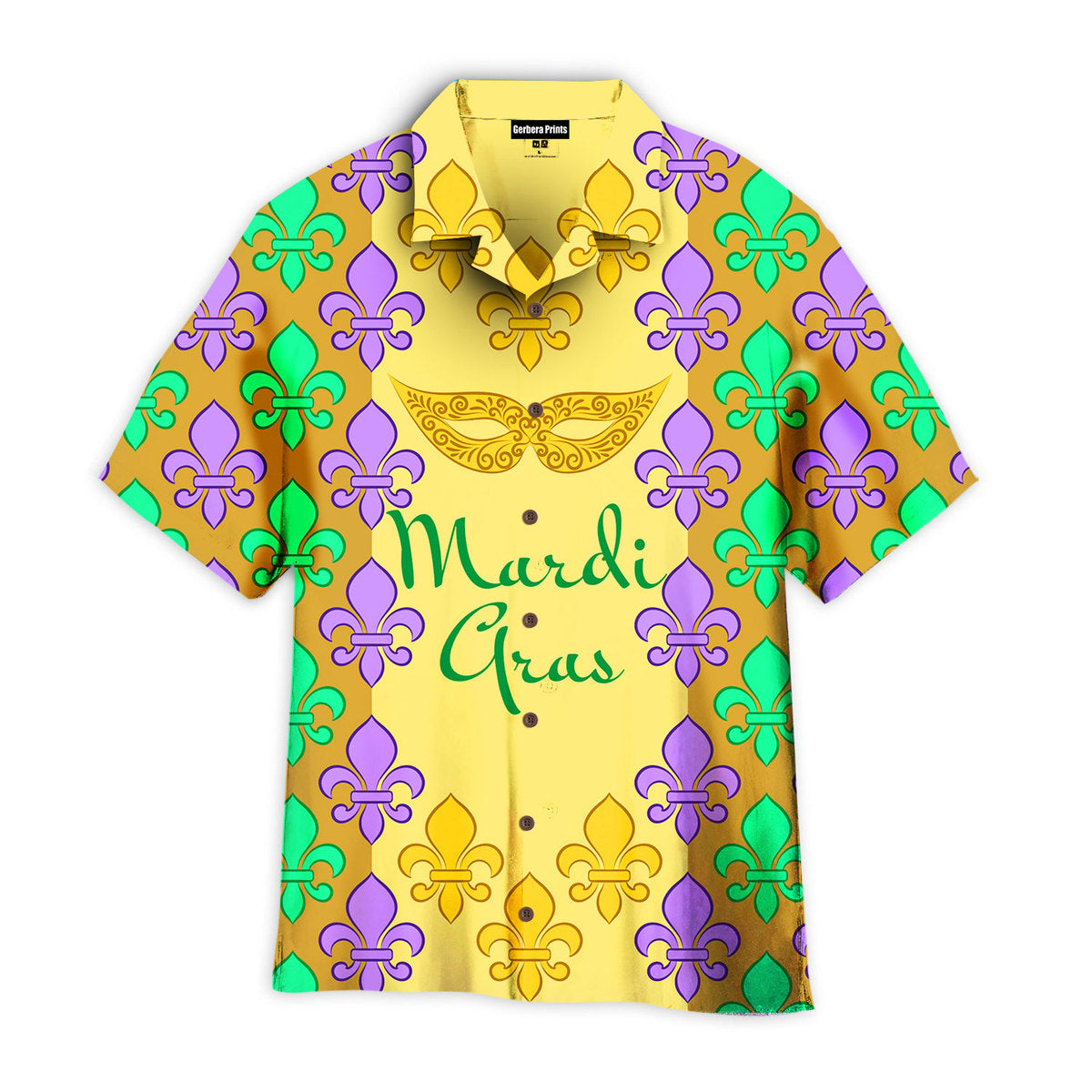 Mardi Gras Masquerade Mask Hawaiian Shirt For Men & Women