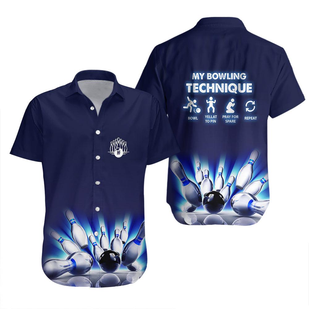 My Bowling Technique Hawaiian Shirt For Men & Women