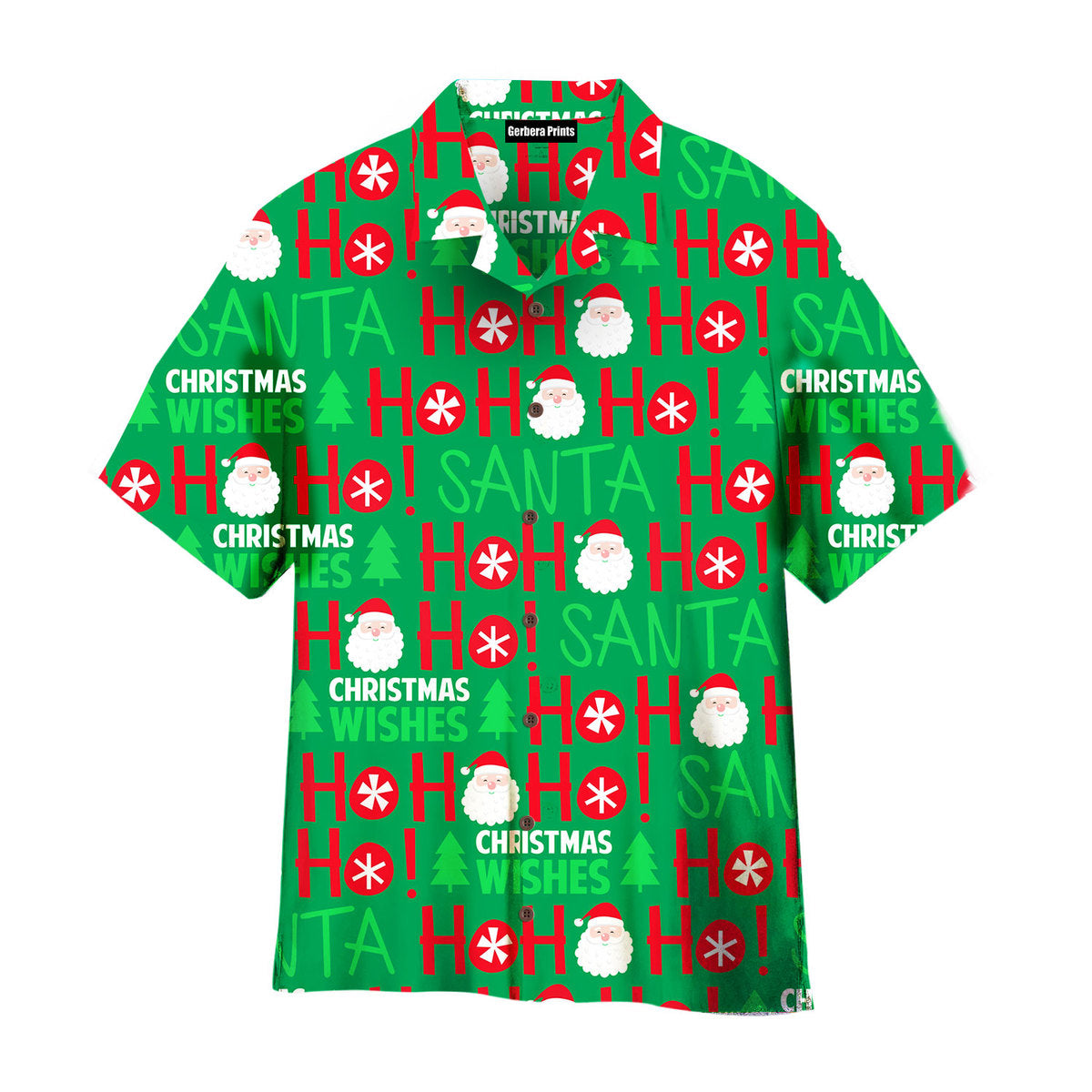 Santa Ho Ho Ho Hawaiian Shirt For Men & Women