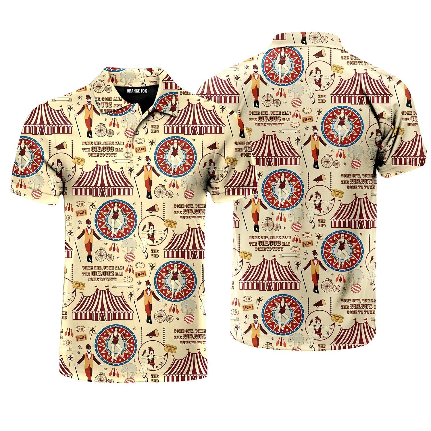 The Circus Has Come To Town Polo Shirt For Men