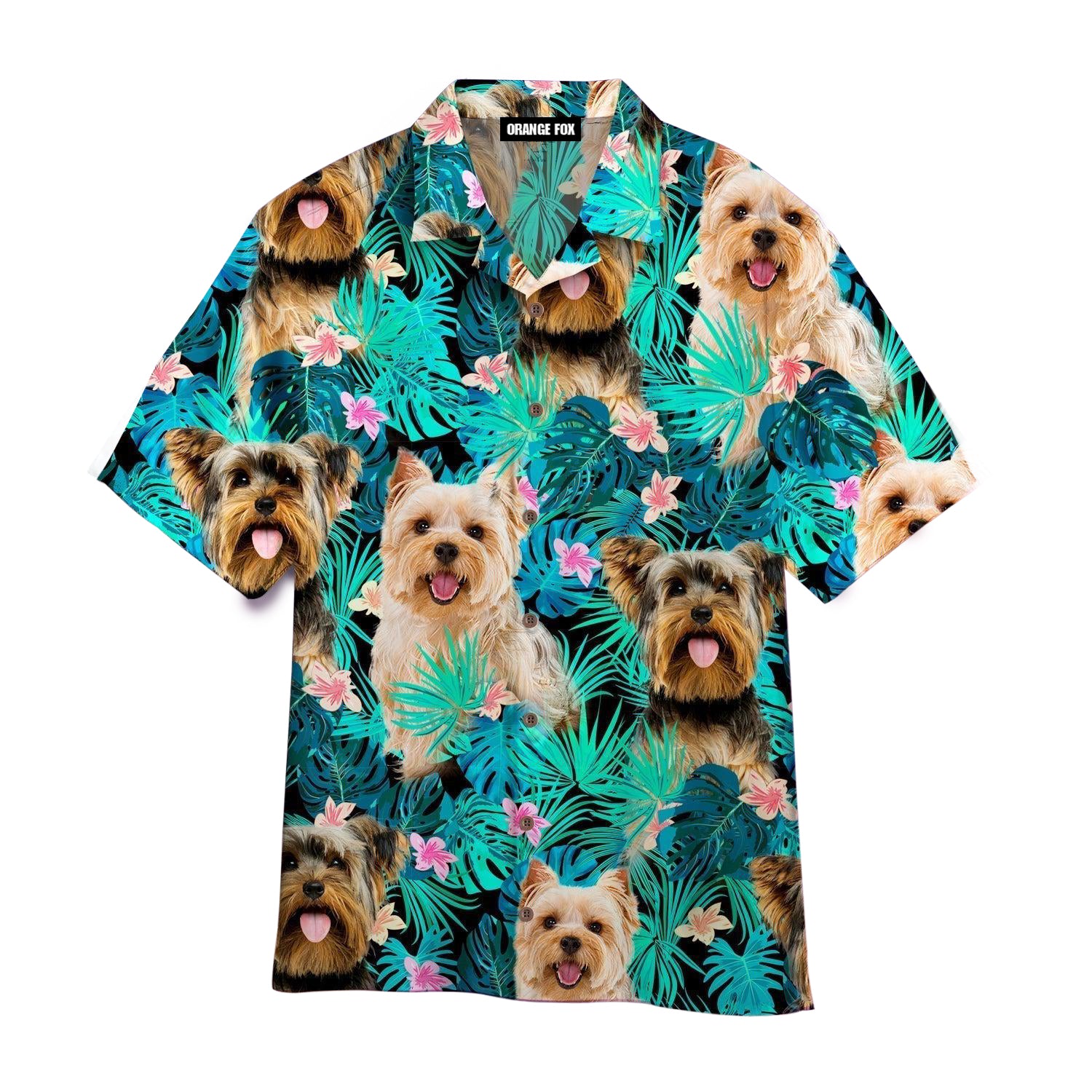 Yorkshire Terrier Tropical Hawaiian Shirt For Men & Women