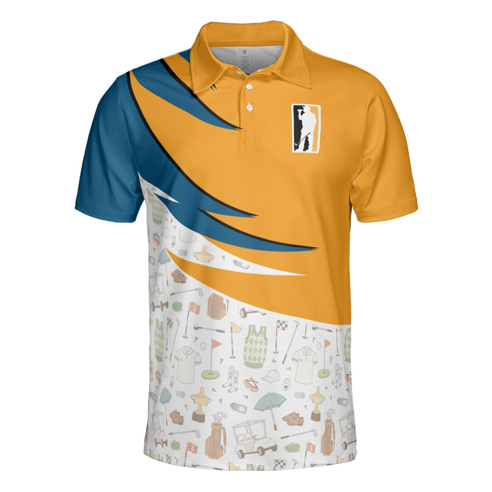 Golf and Beer That's Why I'm Here Polo Shirt Men's Golf Shirts For Golfer Men Tee
