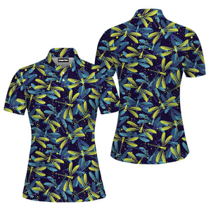Amazing Dragonfly Love Summer Vibes Polo Shirt For Women
