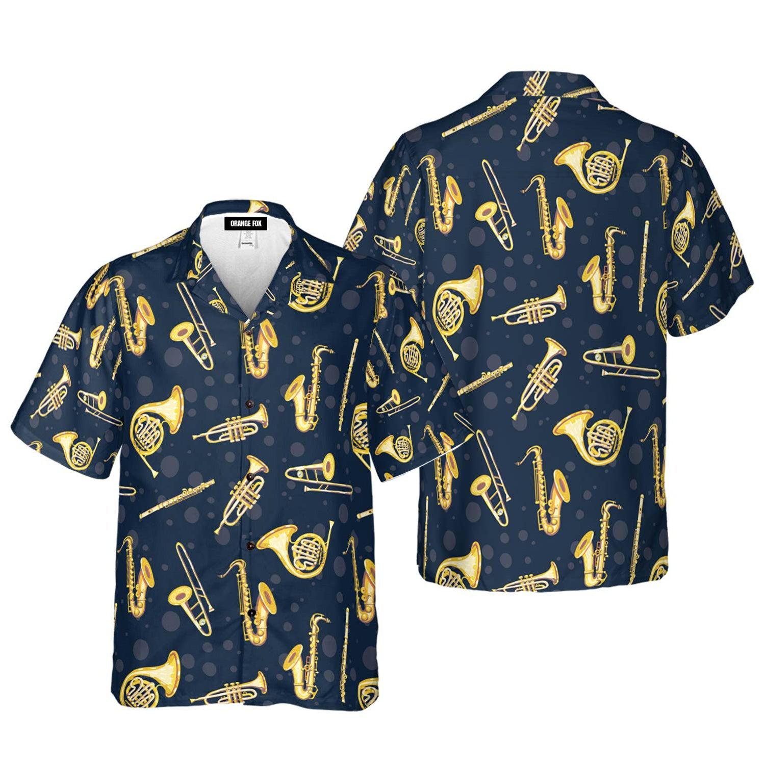Amazing Musical Instruments Hawaiian Shirt For Men & Women