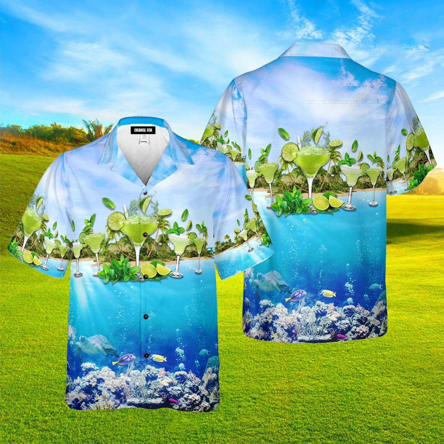 Amazing This Awesome Margarita Blue Ocean Hawaiian Shirt For Men & Women