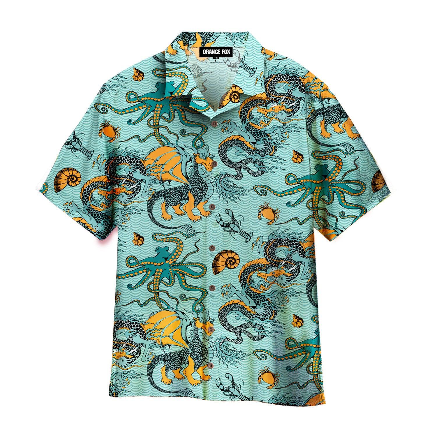 Animal - Gift For Animal Lovers - Dragon, Fish, Octopus Hawaiian Shirt For Men & Women