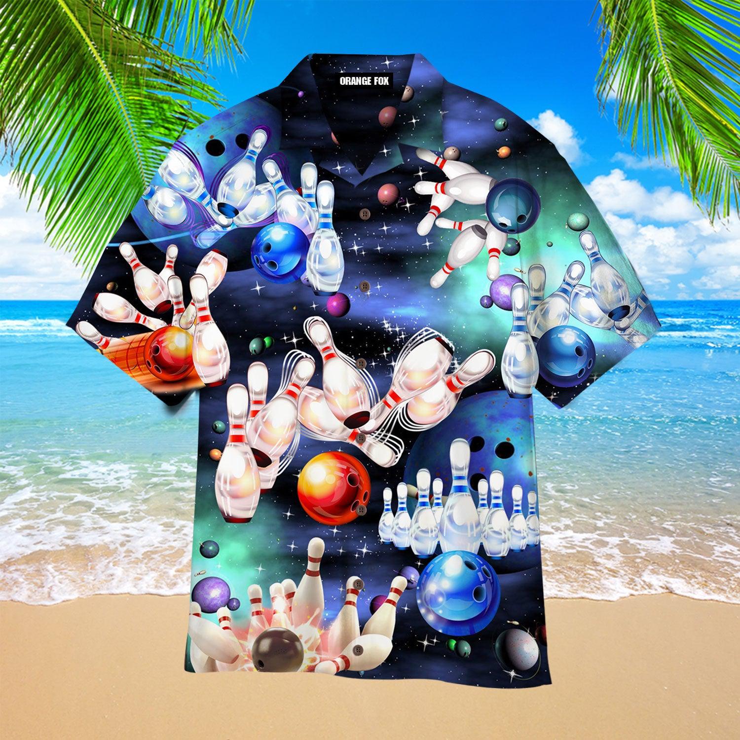 Bowling Let The Dood Times Roll Short Hawaiian Shirt For Men & Women