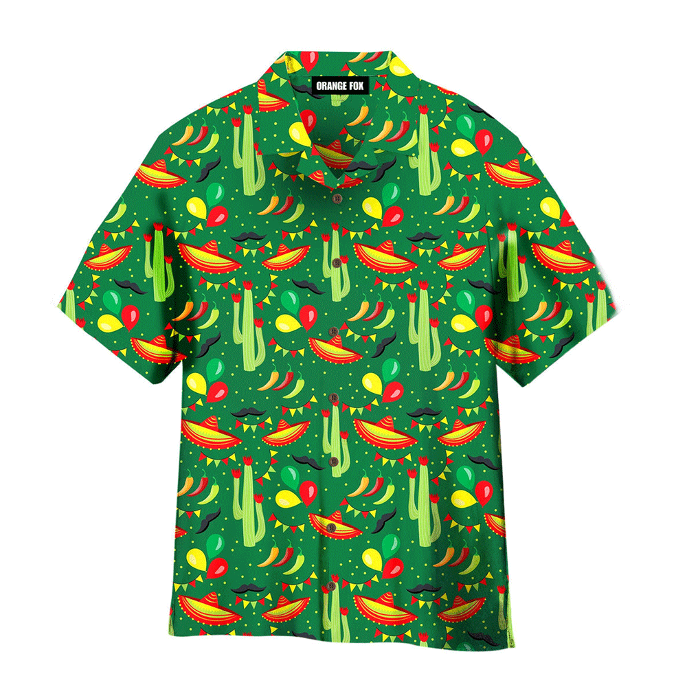Cinco De Mayo Festival Mexican Party Dark Green Hawaiian Shirt For Men And Women WH1170