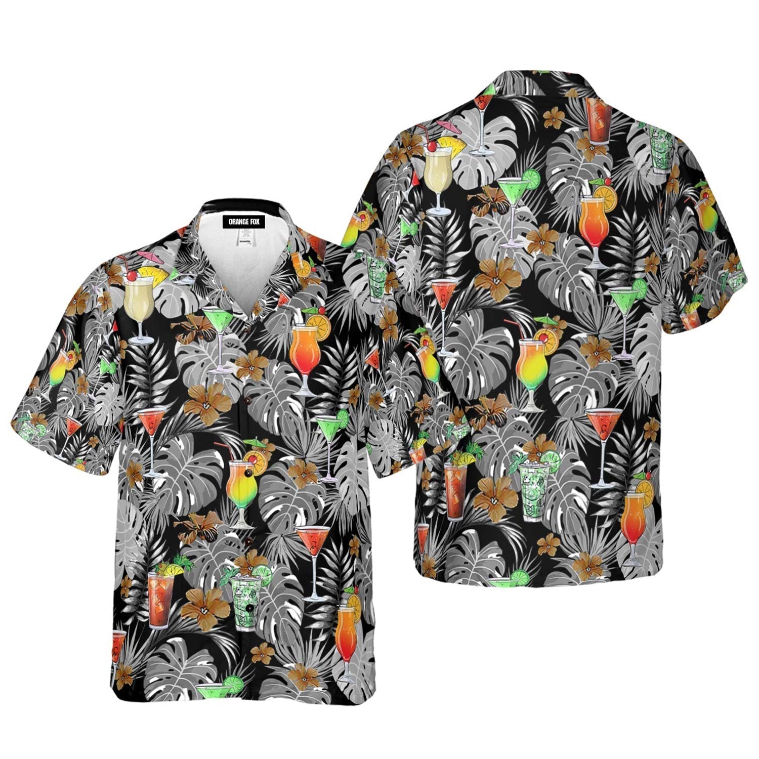 Cocktail Hawaiian Shirt For Men & Women