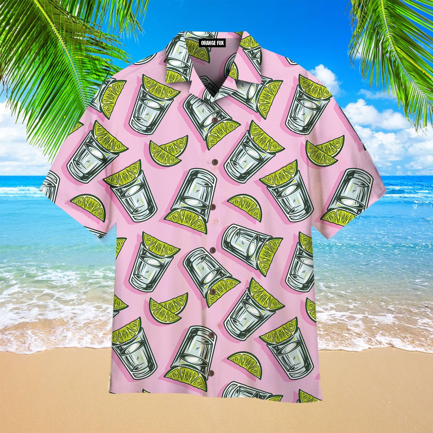 Cocktail Tequila With Lime Hawaiian Shirt For Men & Women