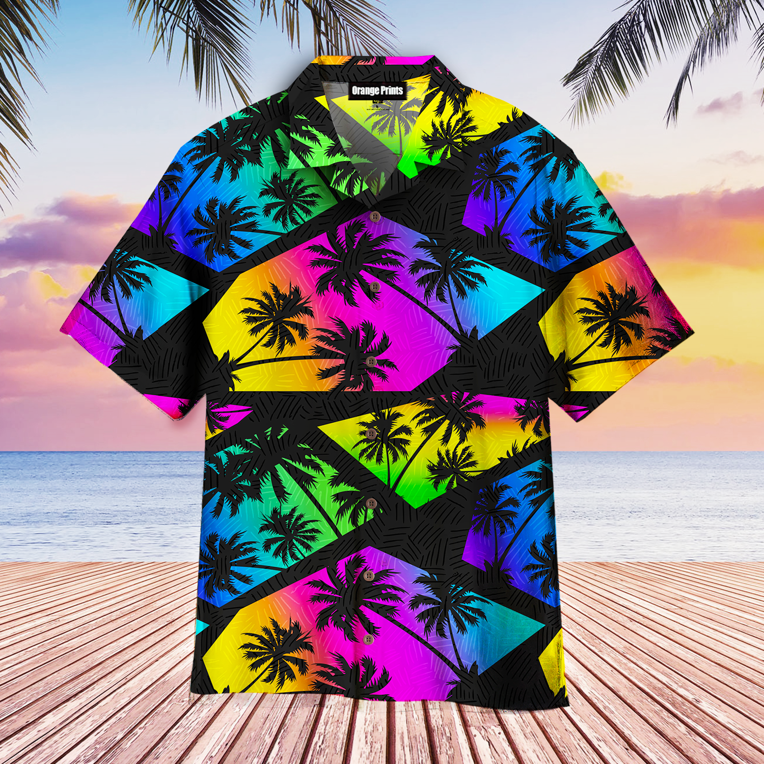 Colorful Tropical Hawaiian Shirt For Men & Women
