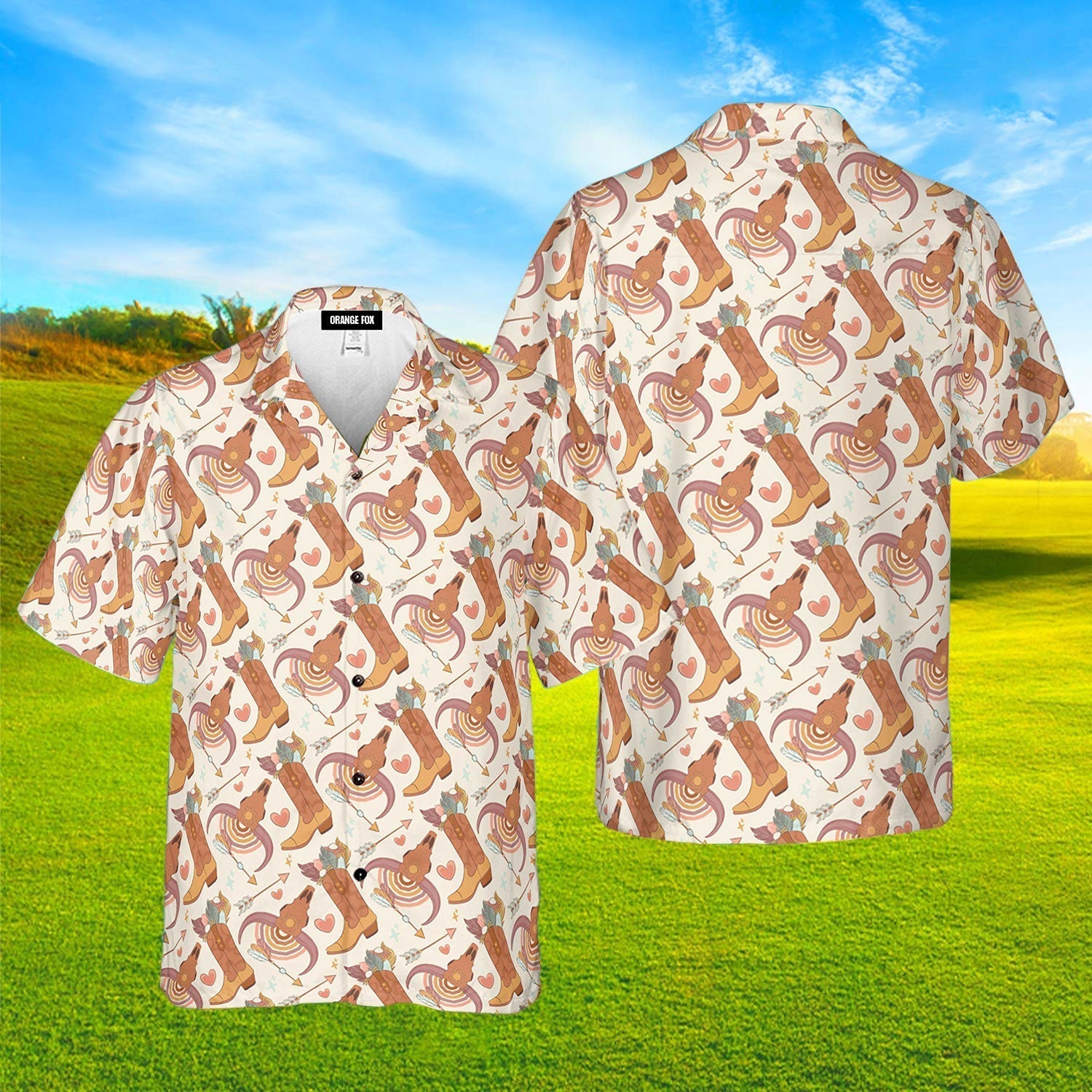 Cowboy Cowgirl - Gift For Western Lovers - Vintage Love Hawaiian Shirt For Men & Women