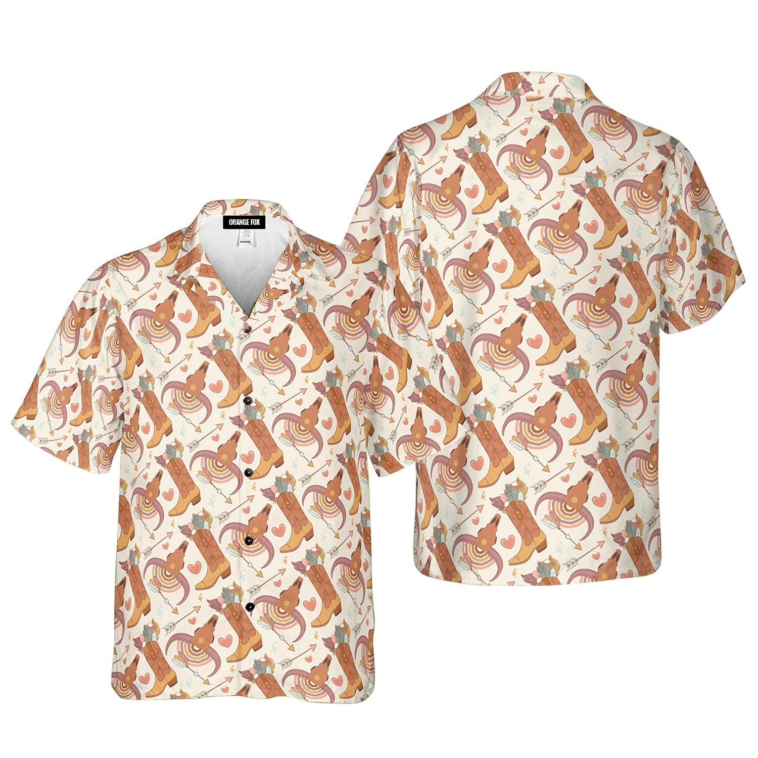 Cowboy Cowgirl - Gift For Western Lovers - Vintage Love Hawaiian Shirt For Men & Women