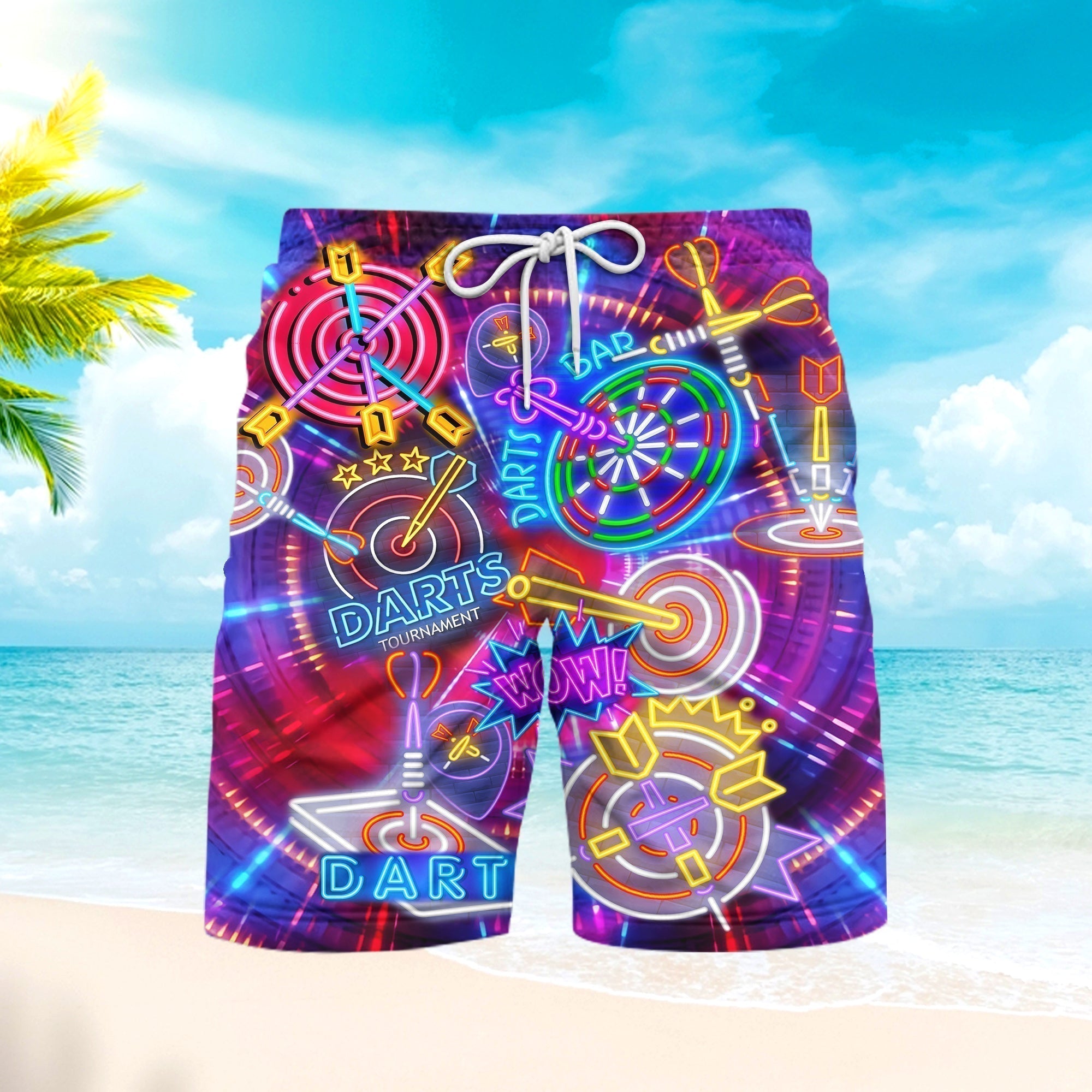 Darts I'm Sexy And I Throw It Beach Shorts For Men