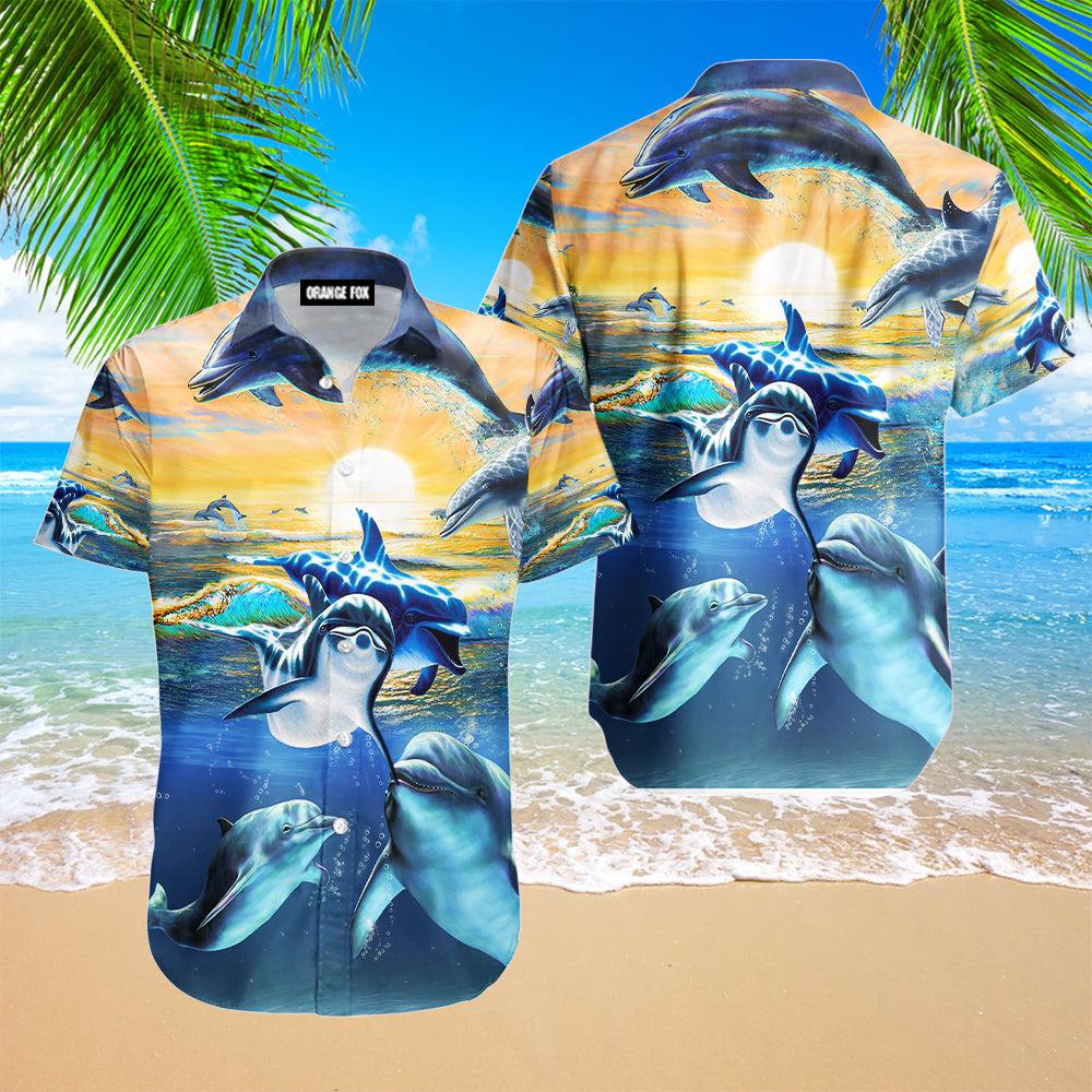 Dolphin Deep Sea Hawaiian Shirt For Men & Women