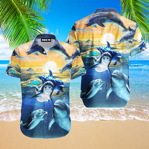 Dolphin Deep Sea Hawaiian Shirt For Men & Women