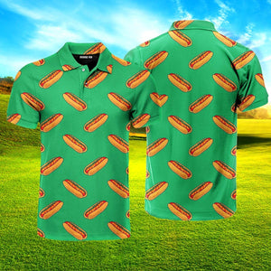 Green Hotdogs Polo Shirt For Men
