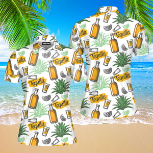 Happy Tequila Cinco De Mayo Polo Shirt For Women