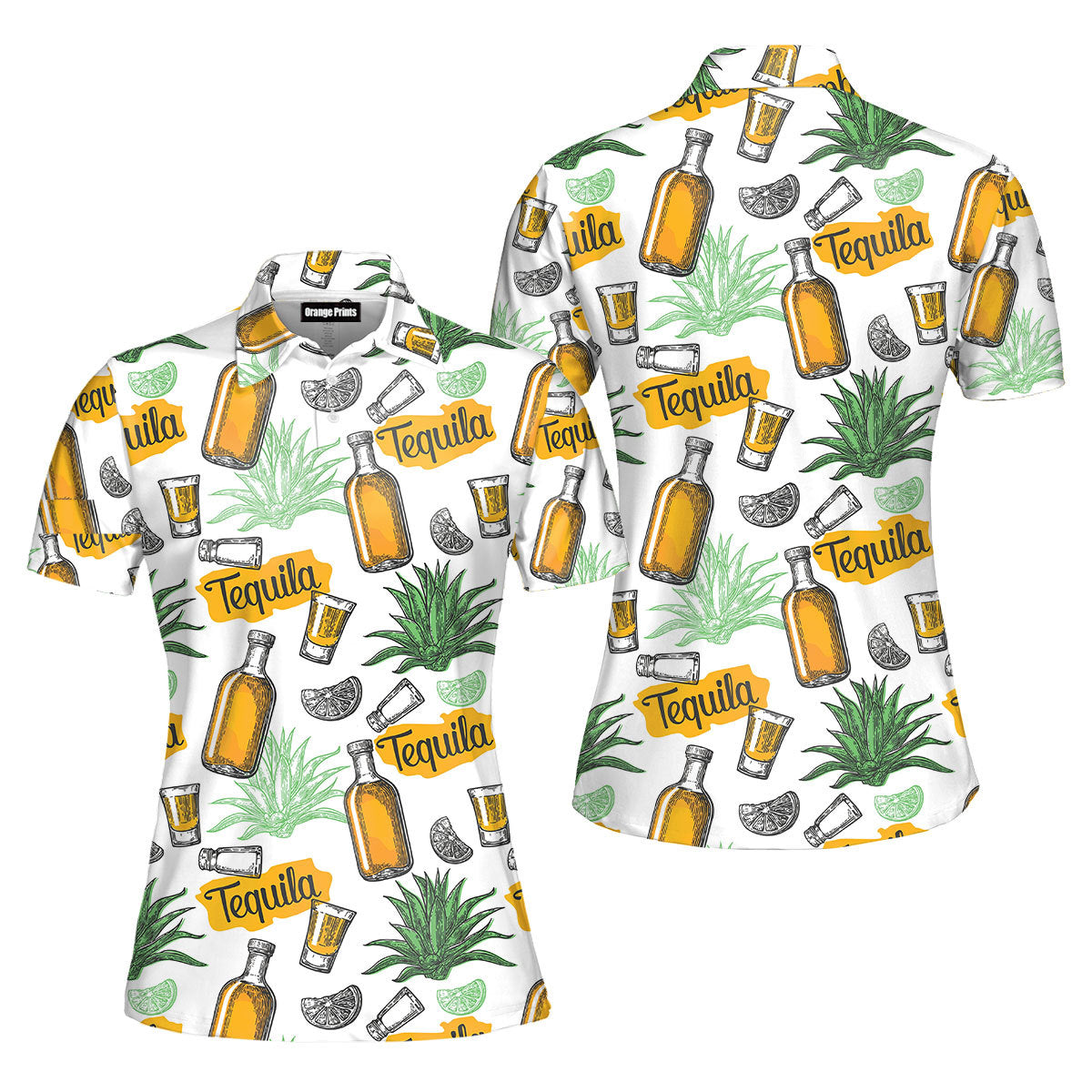 Happy Tequila Cinco De Mayo Polo Shirt For Women