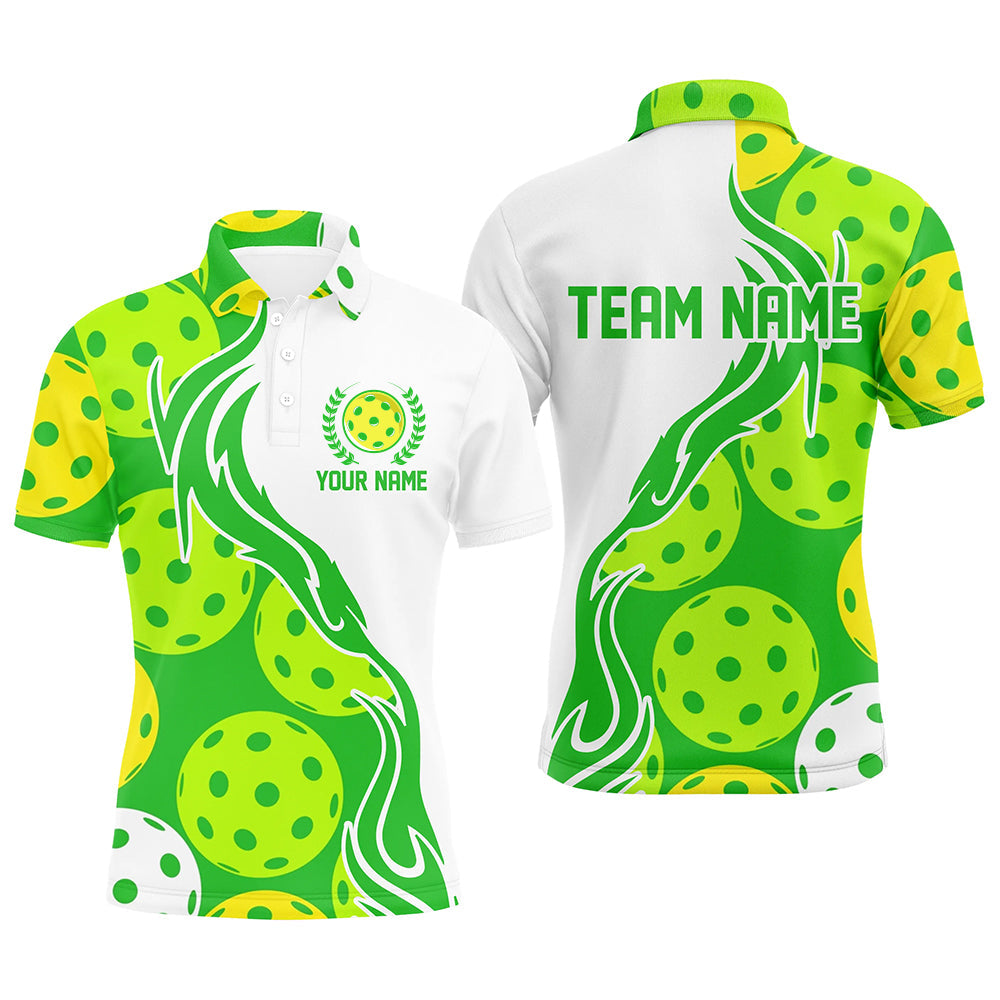 Custom Men's Pickleball Polo Shirts With Team Name, Outdoor Pickleball Outfits For Players IPHW5194
