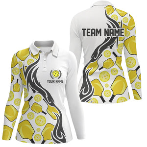 Custom Women's Pickleball Polo Shirts With Team Name, Outdoor Pickleball Outfits For Players IPHW5195