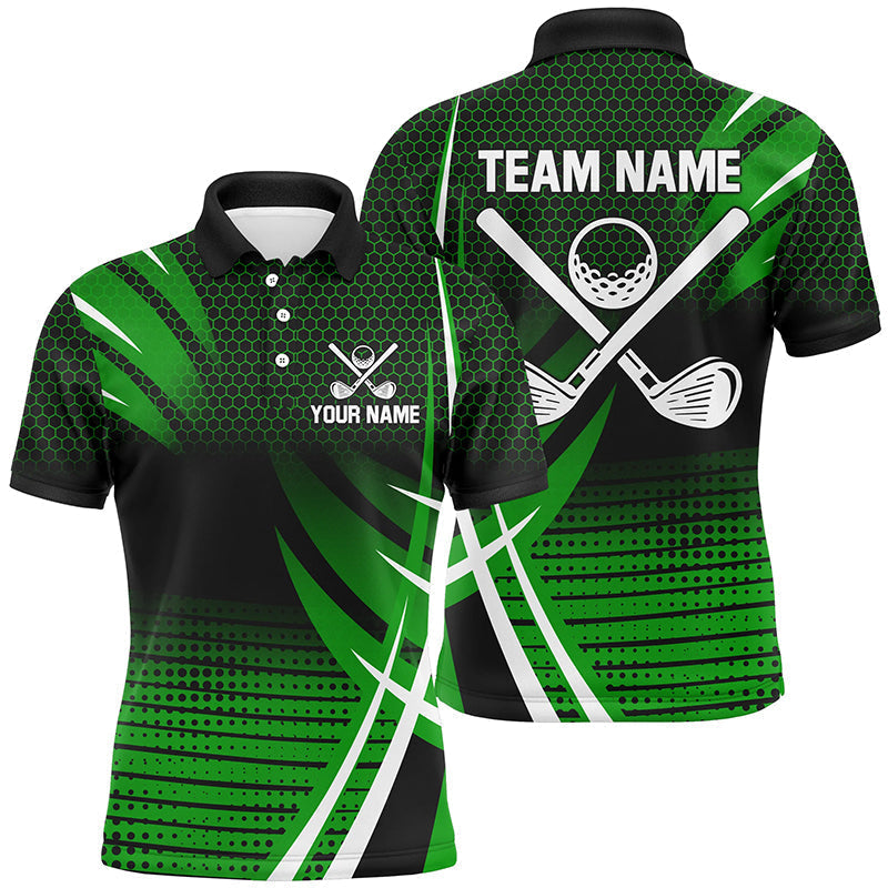 Men's Custom Golf Polo Shirt - Stylish Golfing Gift for Teams | Green N7487