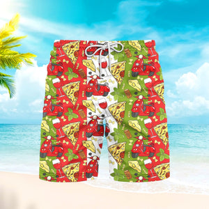 Italy Flag Beach Shorts For Men
