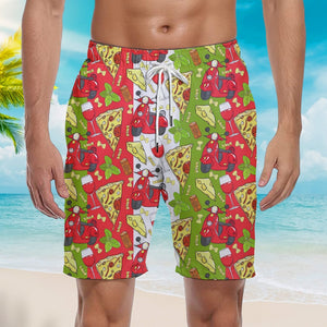 Italy Flag Beach Shorts For Men