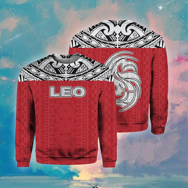 Leo Zodiac Crewneck Sweatshirt For Men & Women