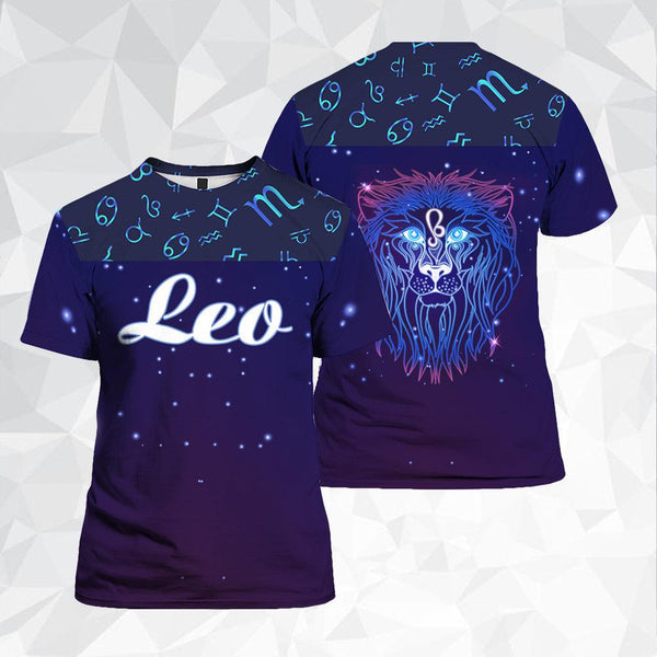 Leo Zodiac T Shirt For Men & Women