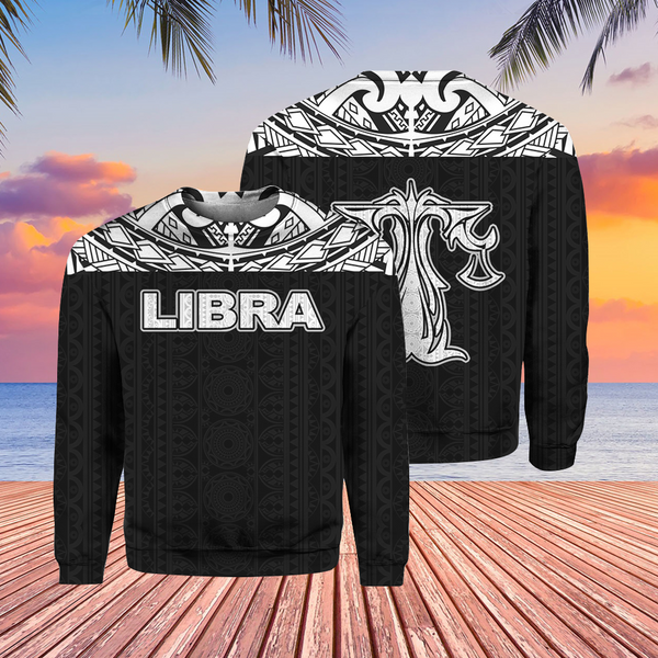 Libra Zodiac Crewneck Sweatshirt For Men & Women