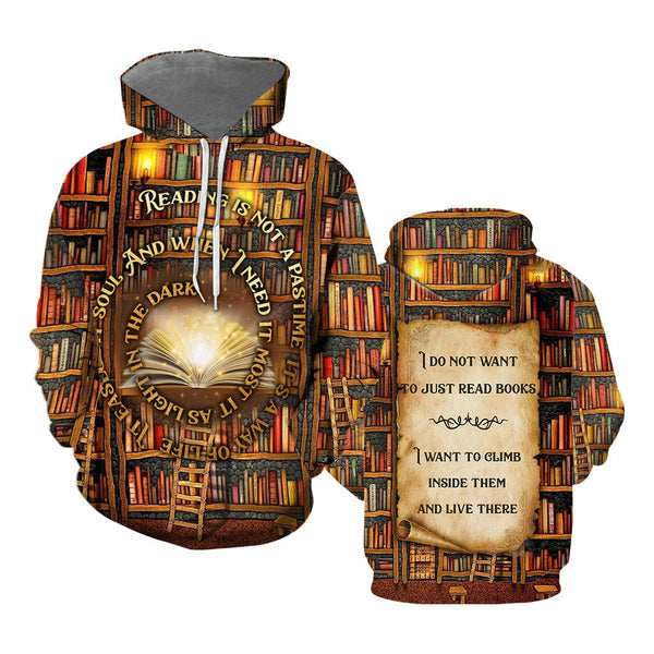 Library Book Hoodie For Men & Women