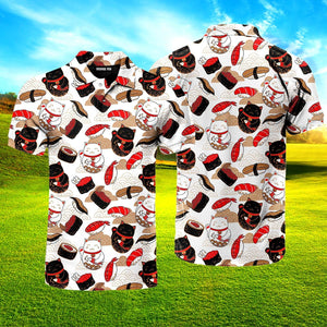 Life Is Simple And Fresh Like A Sushi Polo Shirt For Men