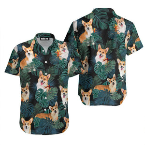 Love Corgi Dog Pet Lover Tropical Hawaiian Shirt For Men & Women