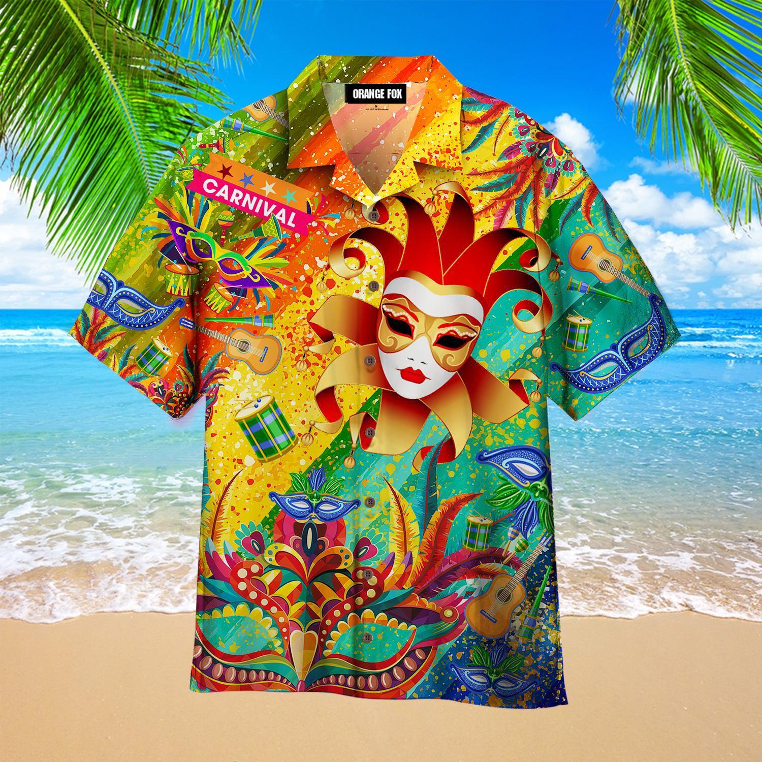 Mardi Gras Carnival Hawaiian Shirt For Men & Women