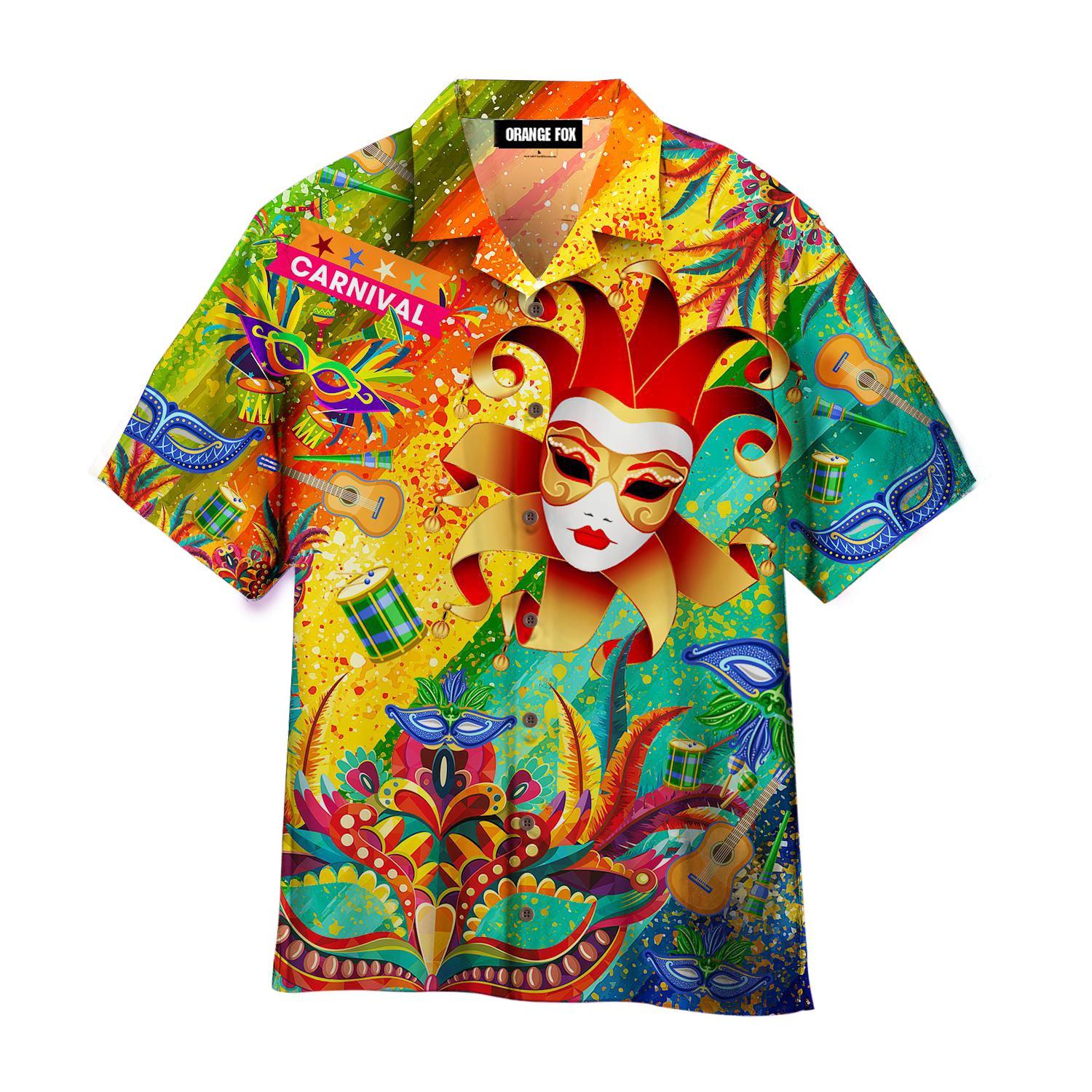 Mardi Gras Carnival Hawaiian Shirt For Men & Women