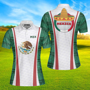 Mexican Golf Polo Shirt For Women