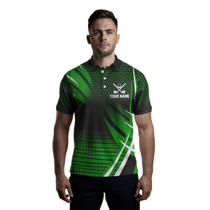 Men's Custom Golf Polo Shirt - Stylish Golfing Gift for Teams | Green N7487