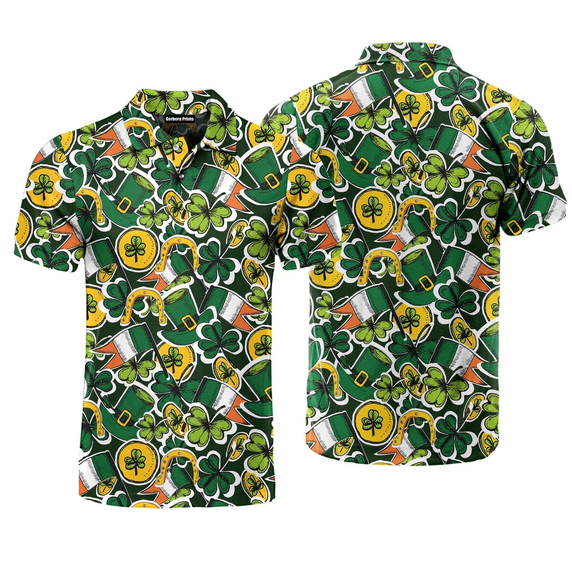 Irish Pride Happy St Patricks Day Polo Shirt For Men