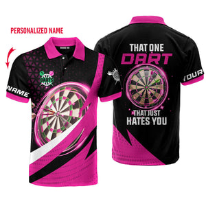 That One Dart That Just Hates You Custom Name Polo Shirt For Men & Women PN1756