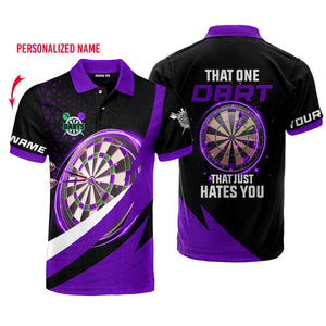 That One Dart That Just Hates You Custom Name Polo Shirt For Men & Women PN1756